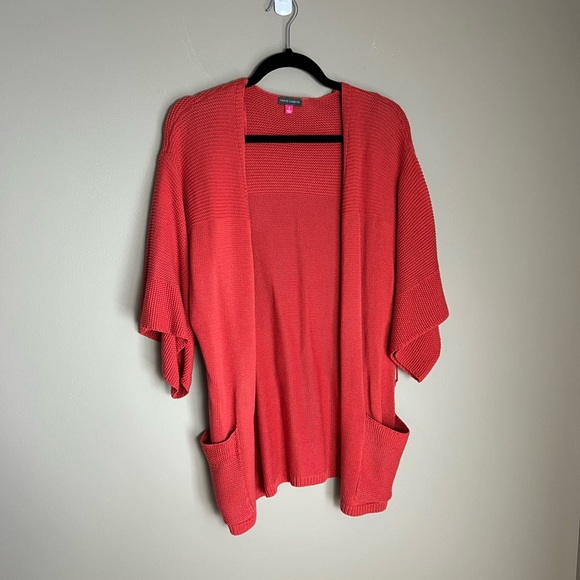 Vince Camuto Carmel Tan belted cardigan sweater - Picture 1 of 4